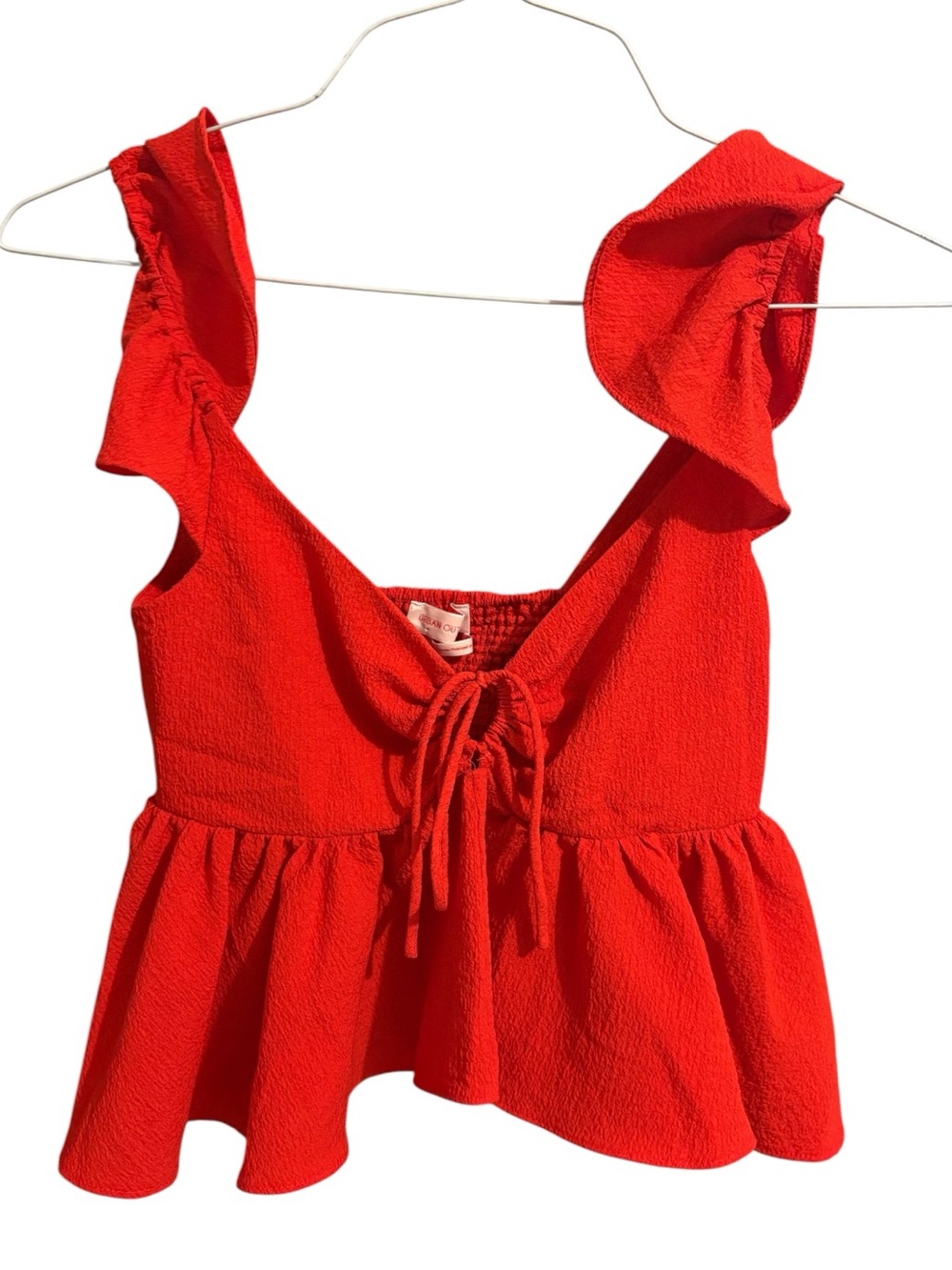 Urban Outfitters Red Cropped Tank